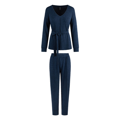 LingaDore FW25 8117 VestANDLongPants NavyMarl 69 95 EUR