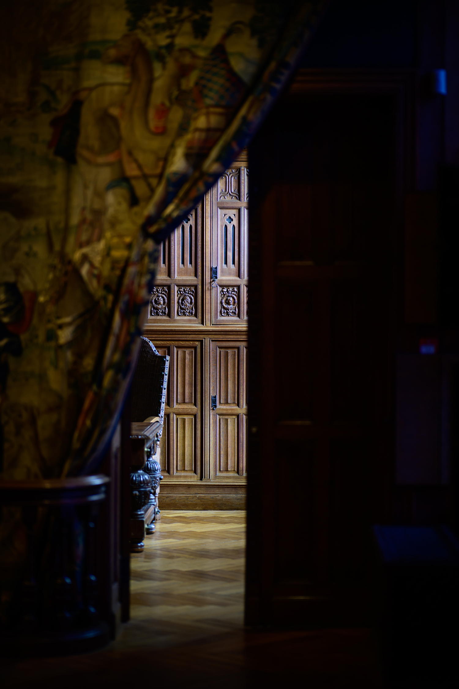 Bibliotheek, Kasteel van Gaasbeek, foto Jo Exelmans