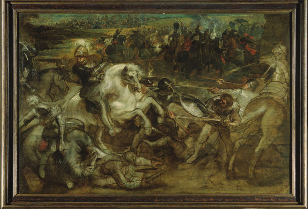 Peter Paul Rubens, Snayers, Peter (schilder), Hendrik IV in de slag bij Ivry, RH.S.181, Collectie Stad Antwerpen, Rubenshuis