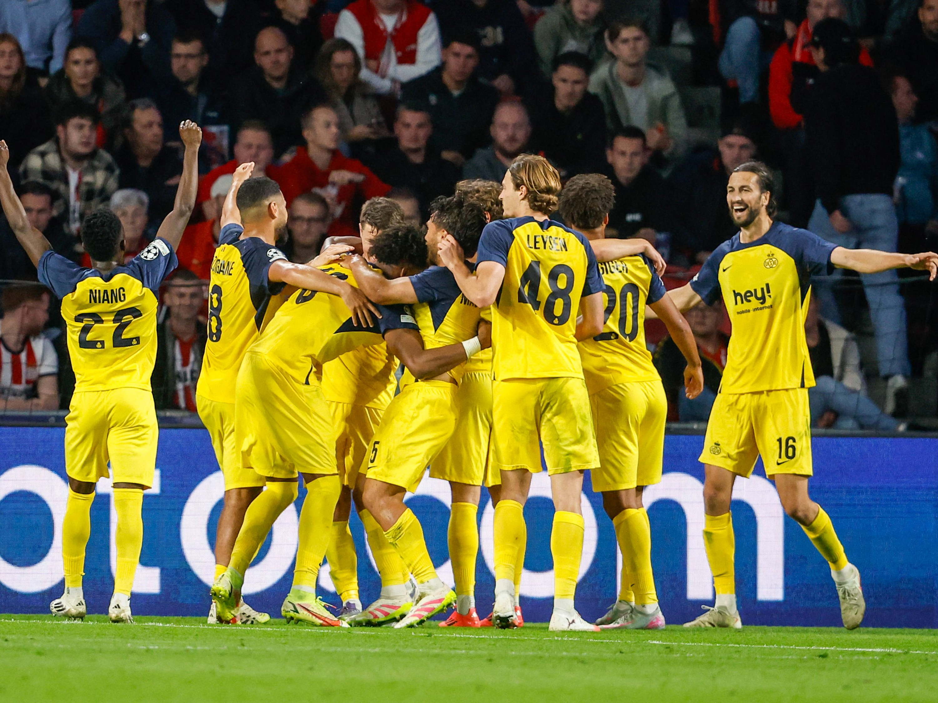 Union Saint-Gilloise make Champions League debut with 3-1 victory over PSV