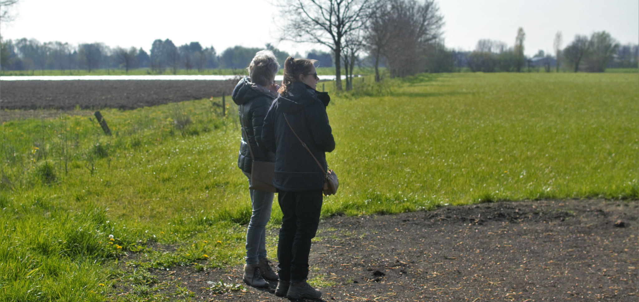 Nathalie: Op termijn zoeken we met het landinrichtingsproject naar recreatieve verbindingen en willen we kleine landschapselementen zoals houtkanten en poelen aanleggen.