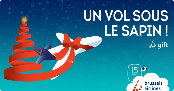 Brussels Airlines dépose des vols sous le sapin de Noël