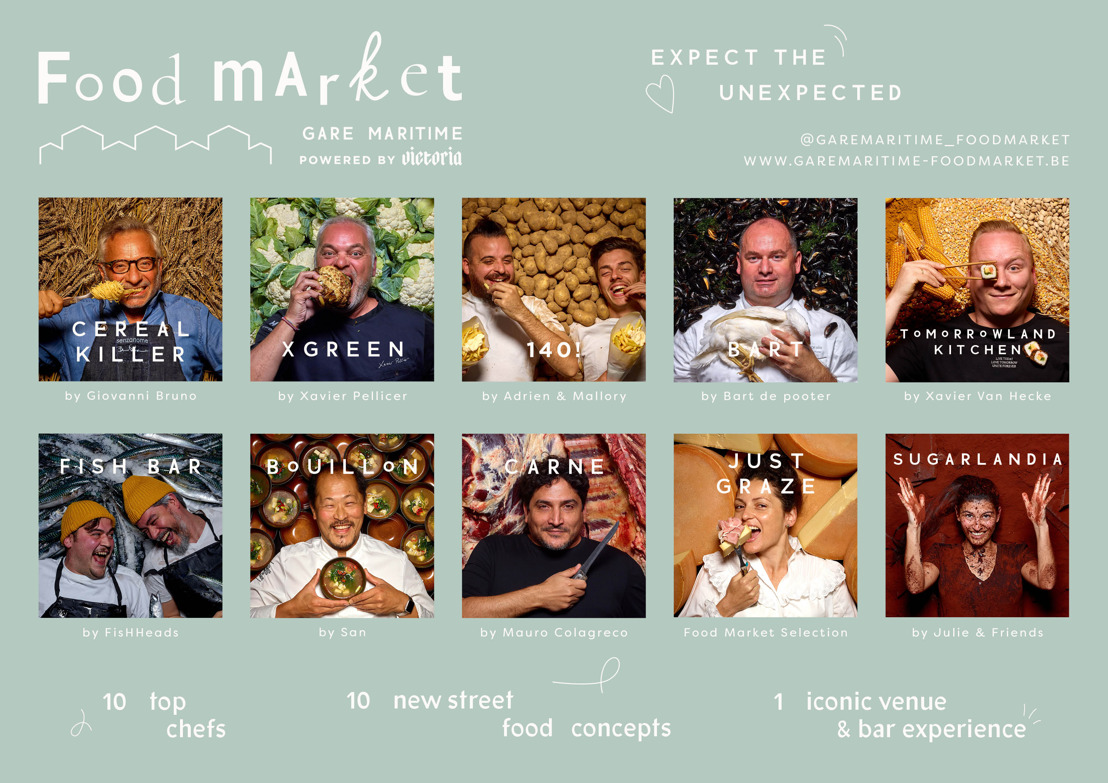 Gare Maritime Food Market, dé nieuwe culinaire hotspot in Brussel, opent haar deuren