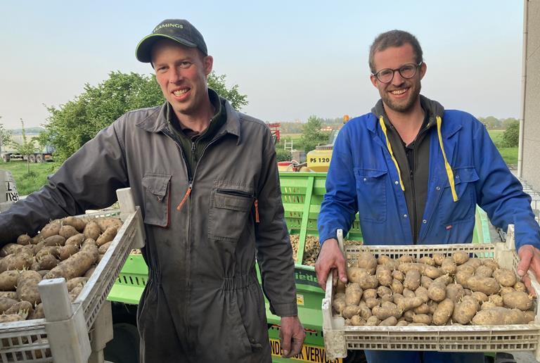 Andreas Ryckaert (links) en zijn broer Francis (rechts).