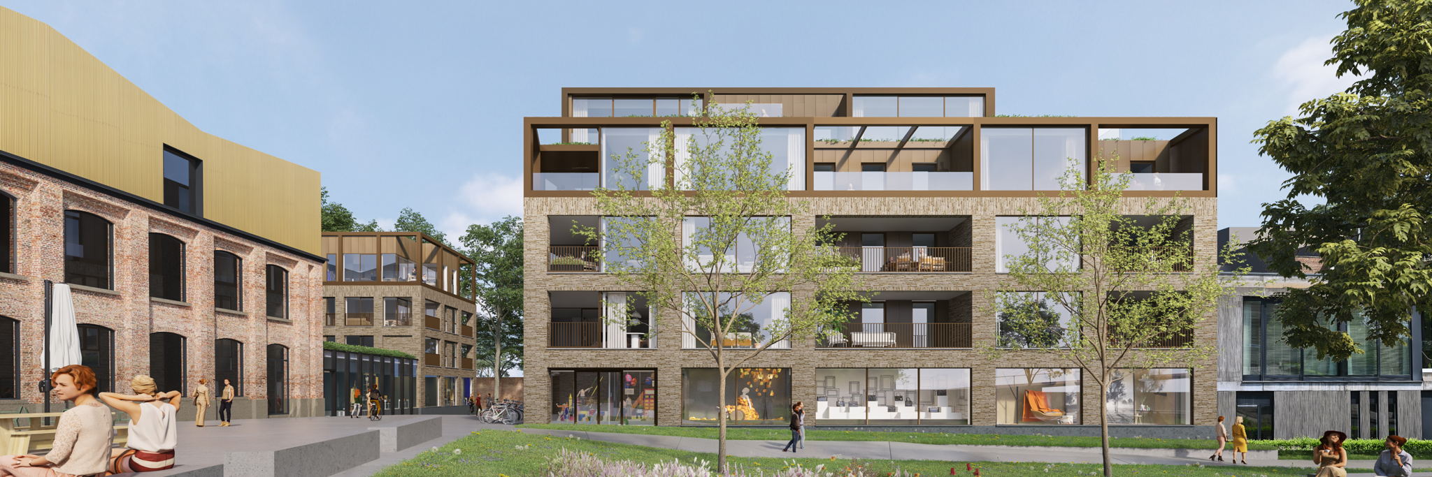 Site Texture Museum krijgt finaal vorm met nieuw woonproject en heraanleg plein
