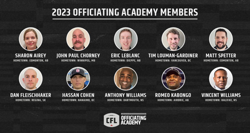 YEAR TWO OF CFL OFFICIATING ACADEMY SET TO GO