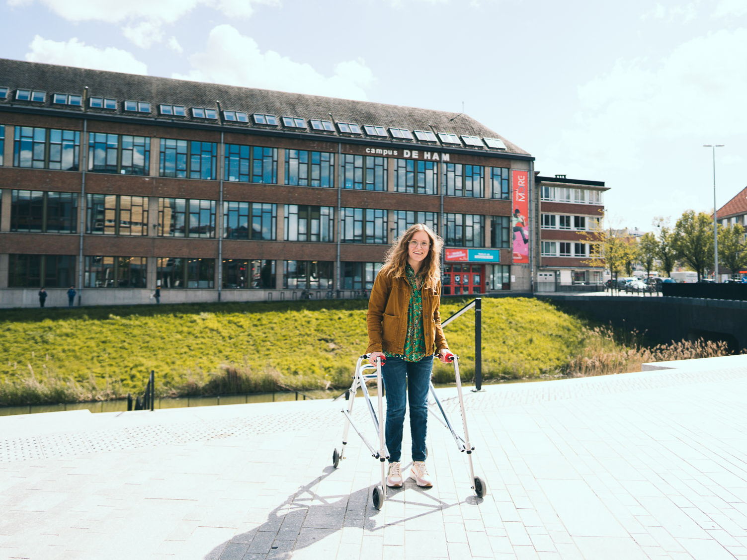 'Doordat ik hier studeer vergeet ik soms mijn beperking'