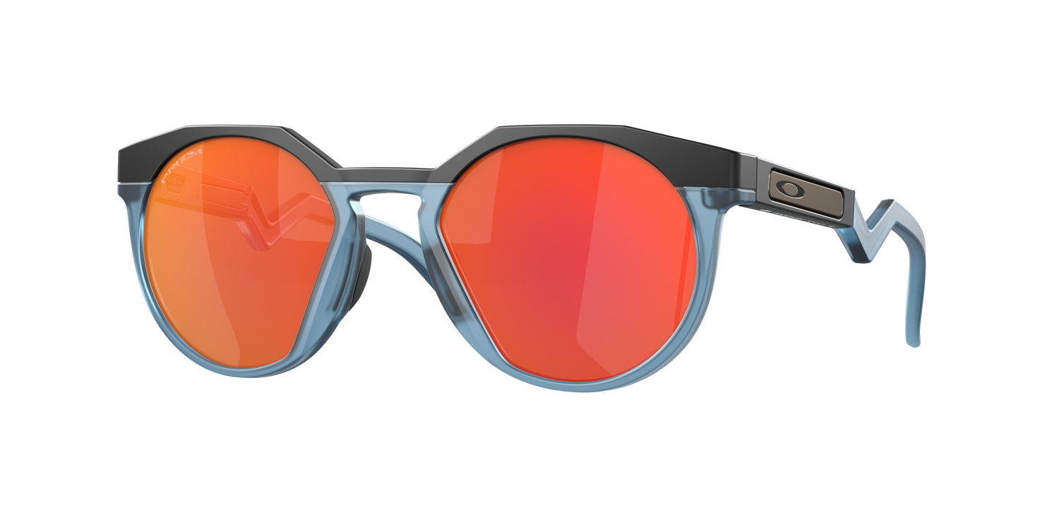 OAKLEY HSTN TRANSPARENT STONEWASH WITH PRIZM RUBY
