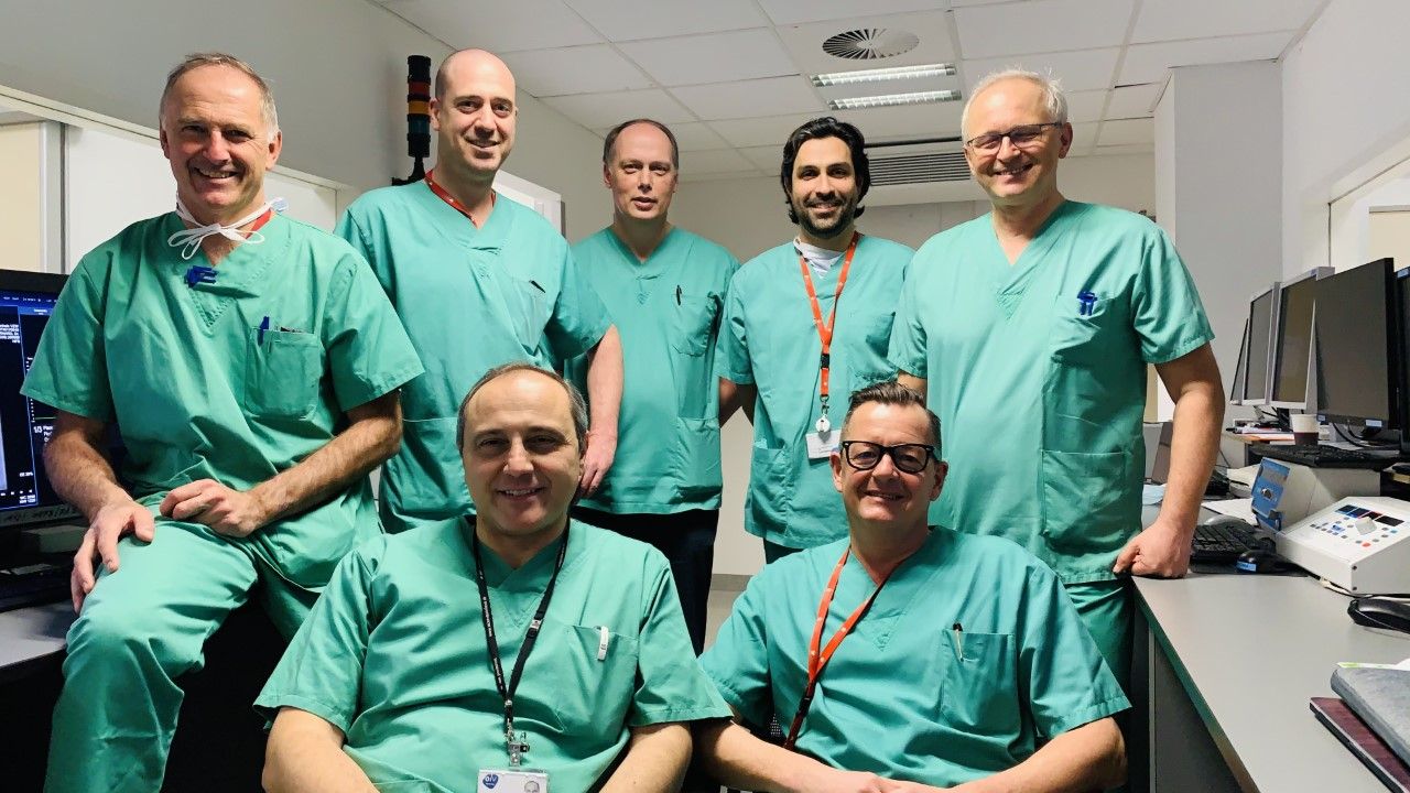 Equipe de cardio de l’hôpital OLV d’Alost