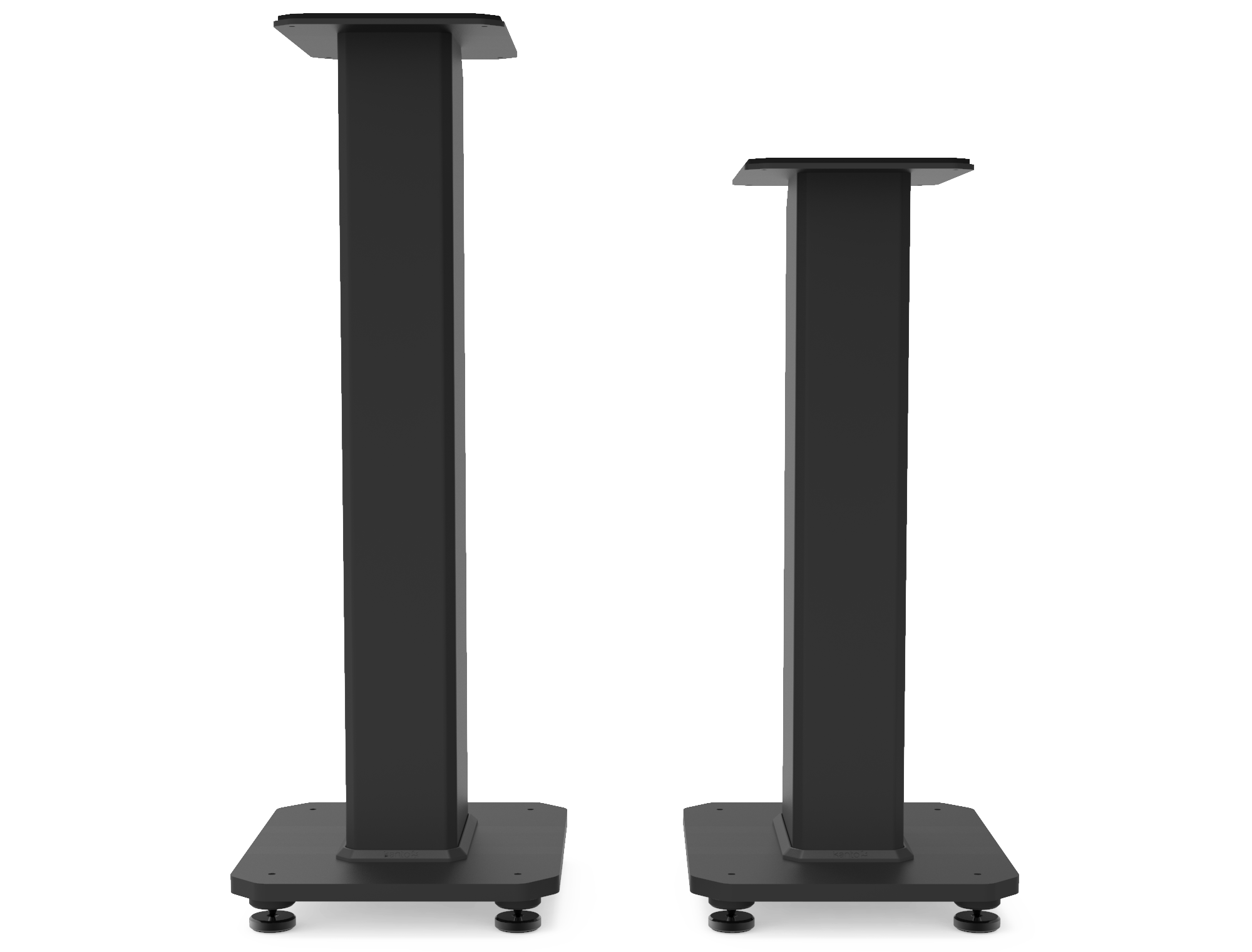 Kanto Audio SX26 (L) & SX22 (R) height comparison