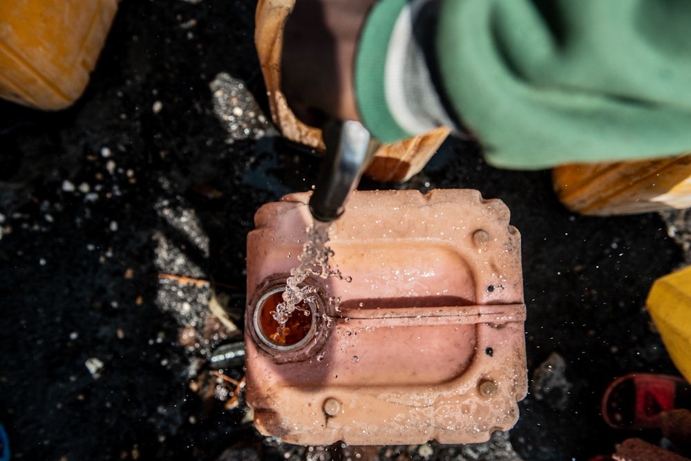 MSF provides drinking water in the town of Sake in order to avoid a waterborne disease's outbreak after the arrival of thousands of displaced people. | Date taken: 02/06/2021 | Photographer: Moses Sawasawa | Location: DRC