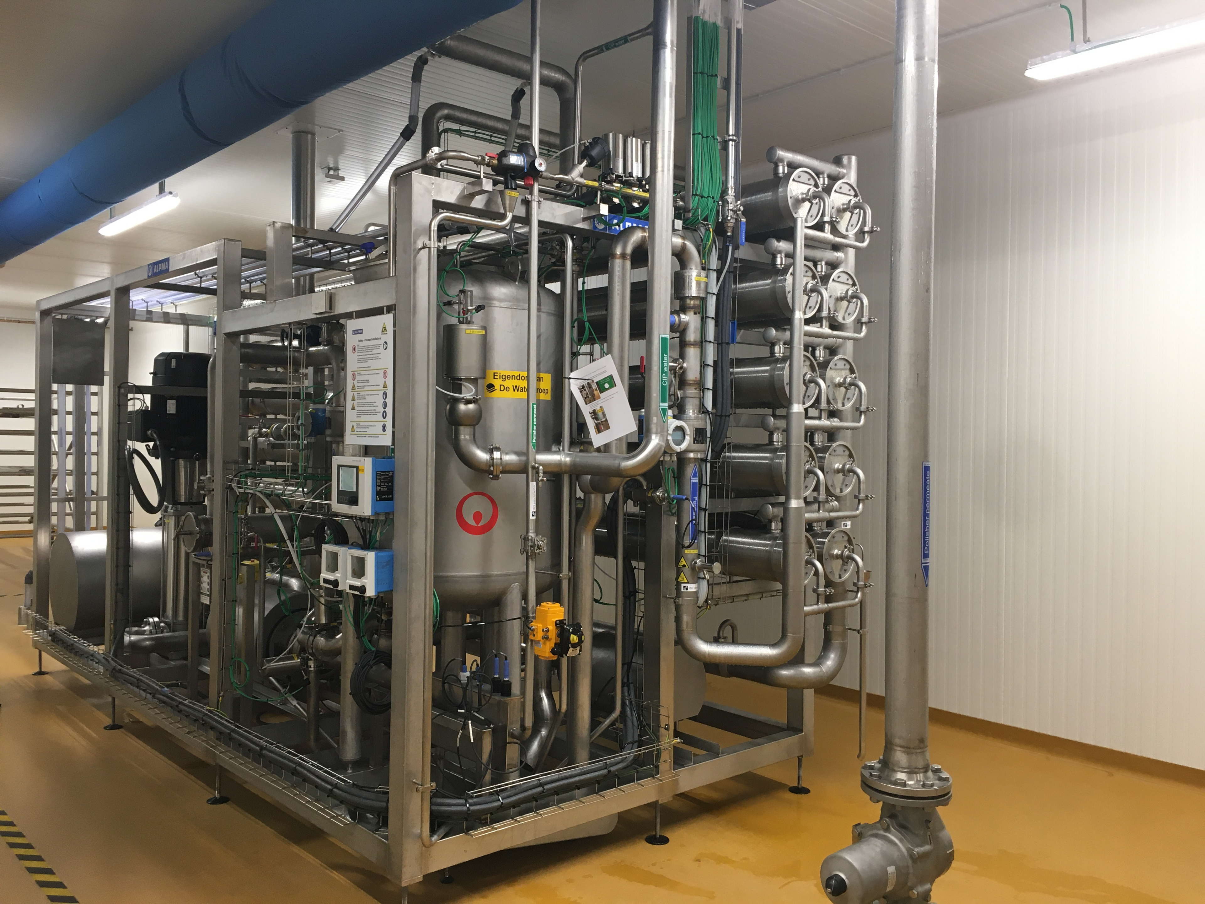 Persuitnodiging: Zuivelverwerkers recupereren steeds meer water… uit melk