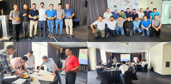 JJ-Lurgi's management team with the new global expansion team members during a team-building event. JJ-Lurgi's management team with the new global expansion team members during a team-building event.