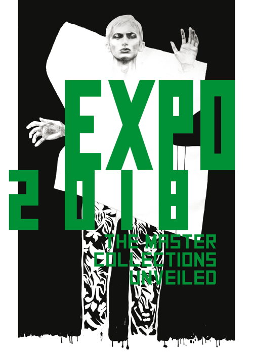 Illustration: Jaylin Kim (3BA), Graphic design: Paul Boudens, (c) Antwerp Fashion Department
