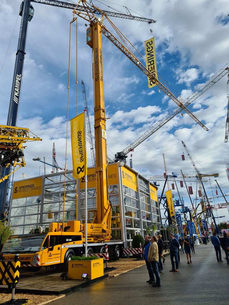Spierings booth BAUMA 2022