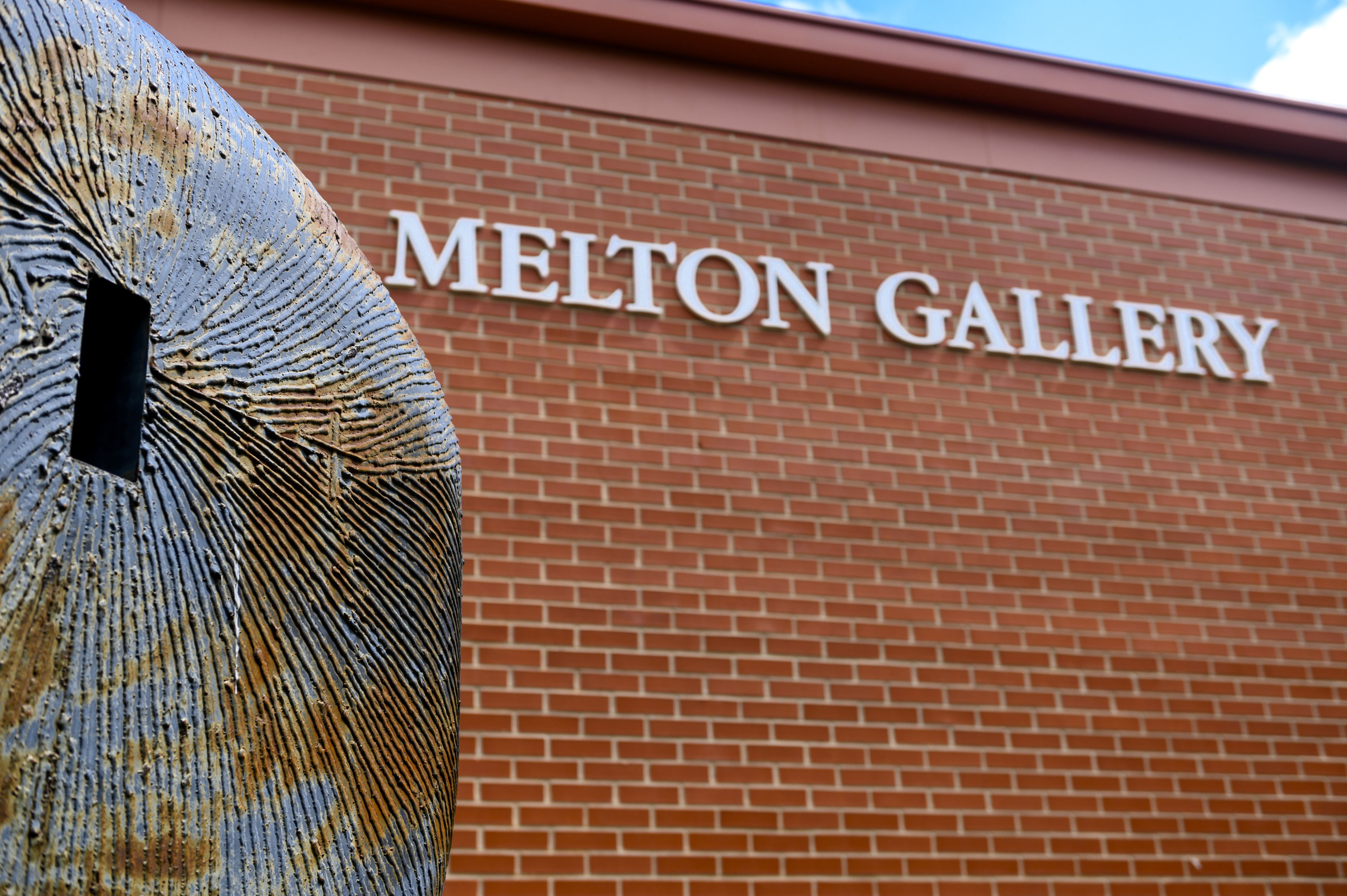 The front of the Melton Gallery Building.