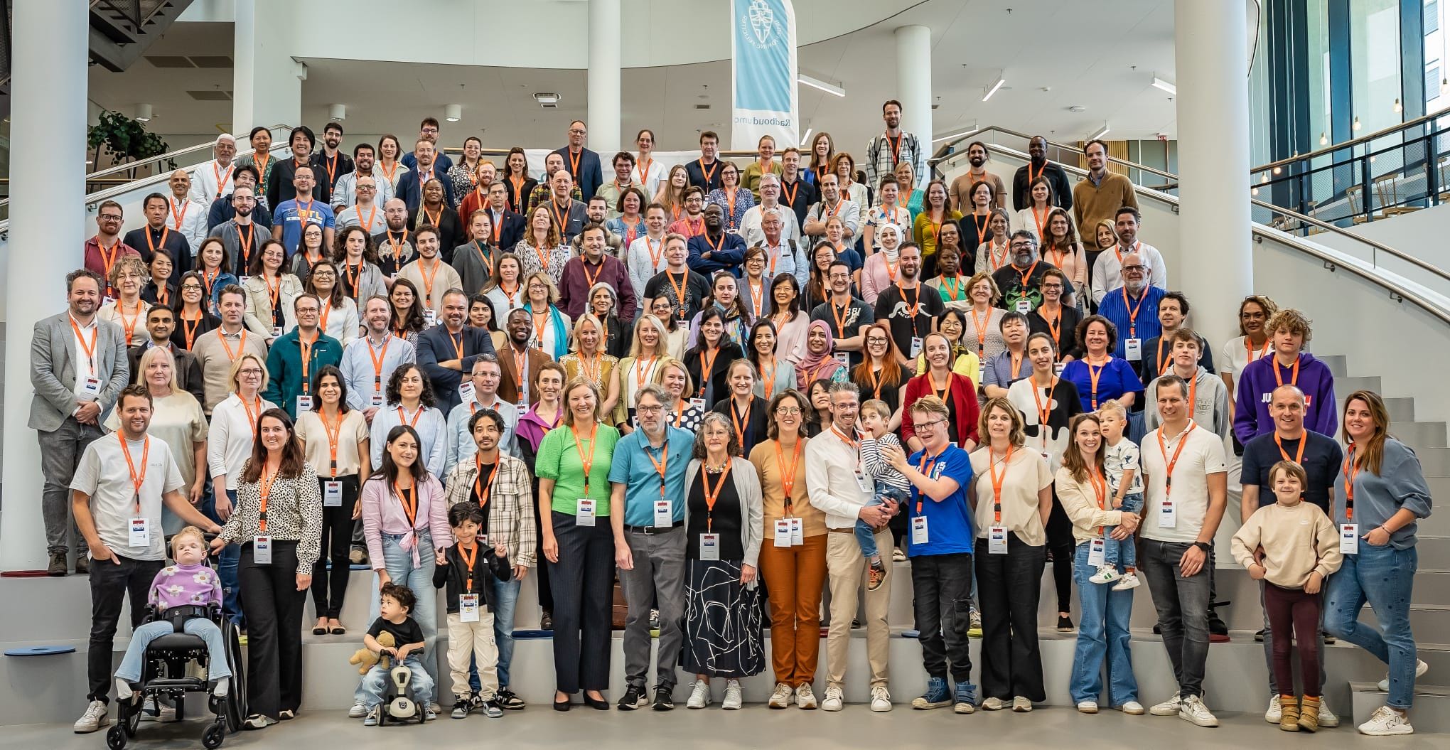 The participants of the Undiagnosed Hackathon and some of the patient families