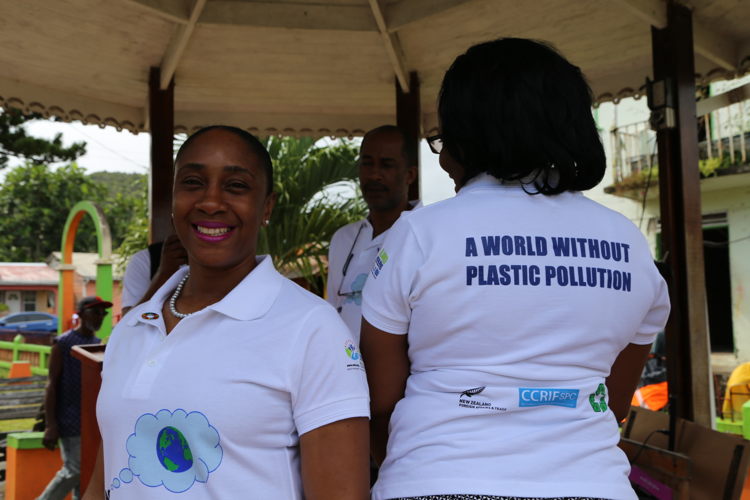 Norma Cherry-Fevrier and Josette Edward-Charlemagne Programme Officers at the OECS Social & Sustainable Development Division 