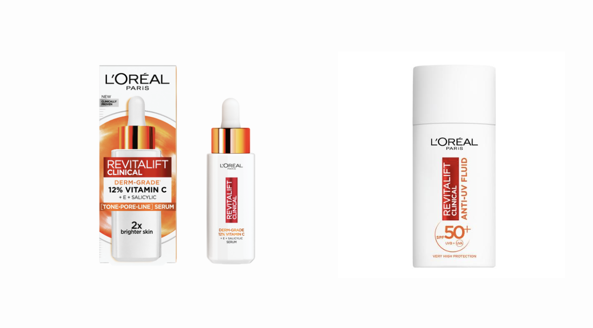 L'Oréal Paris breidt Revitalift Clinical gamma uit: nu ook een Vitamin C serum en UV cream beschikbaar