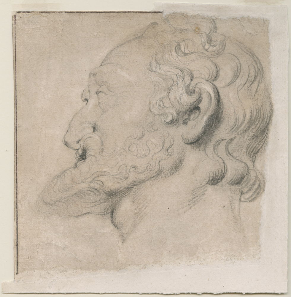 STUDIE VAN HET HOOFD VAN HENDRIK IV 
Ca. 1622
Peter Paul Rubens
