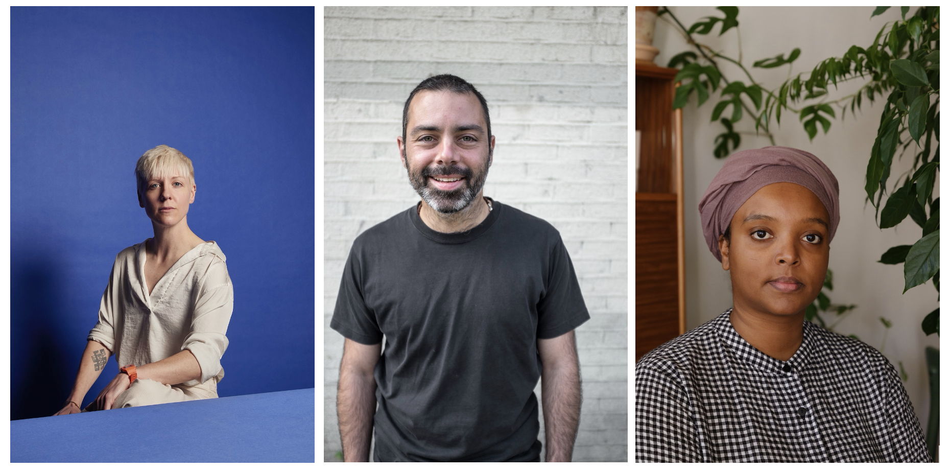 Above (from left): Jo Barnard; Marc Krusin; Sahra Hersi Above (from left): Jo Barnard; Marc Krusin; Sahra Hersi