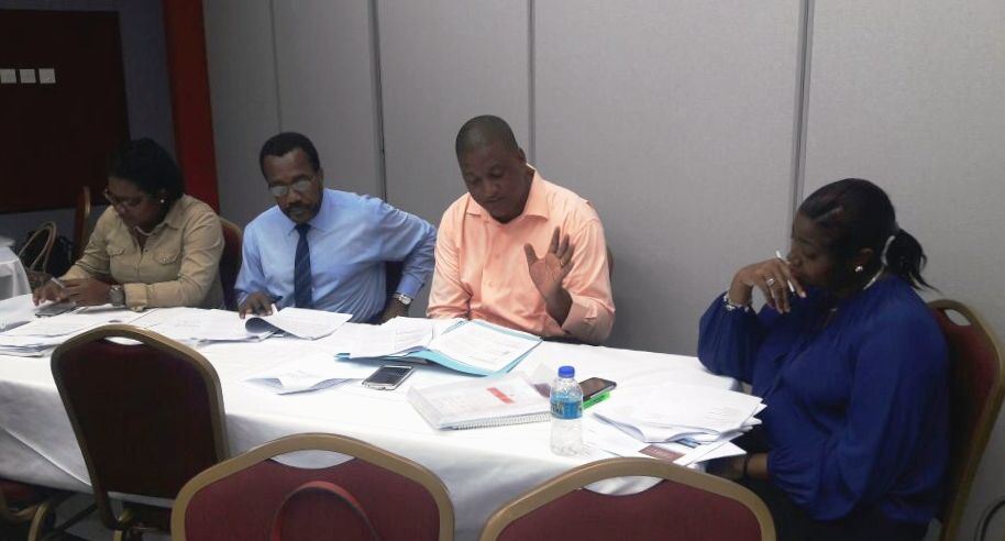 Participants engage in group discussion.