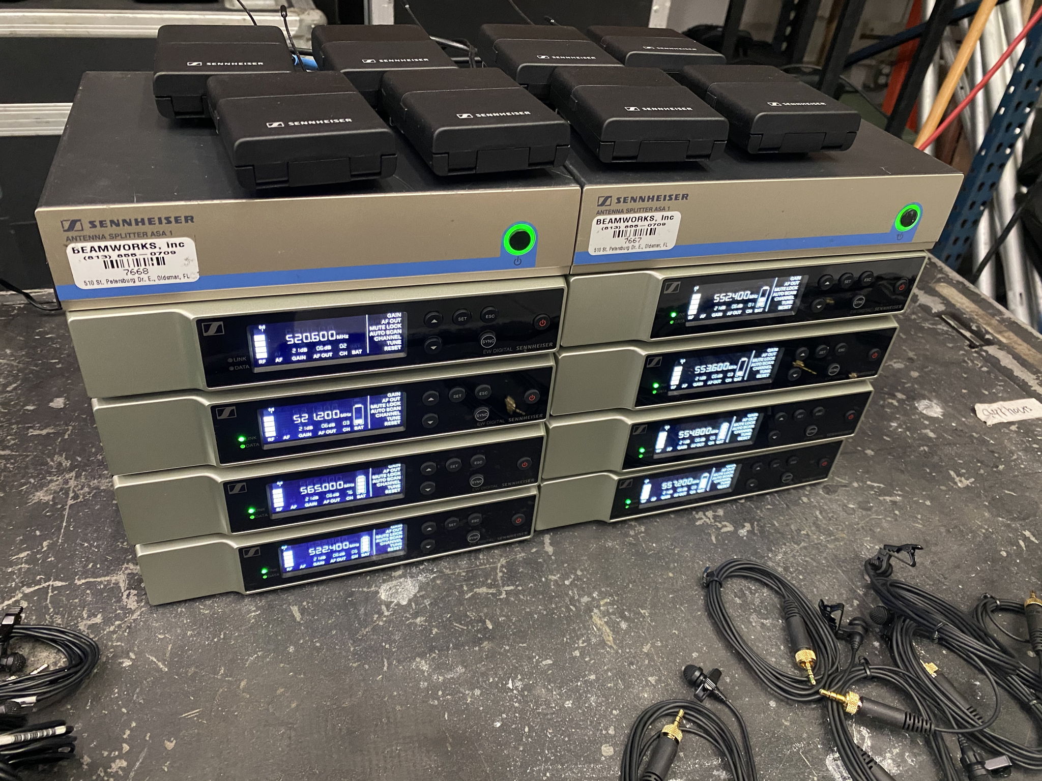 McMullian appreciates the long battery life of the EW-D transmitters which deliver up to 12 hours when used with the lithium-ion battery pack that is available as an accessory ​ (Photo courtesy of Drew Mc Mullian)