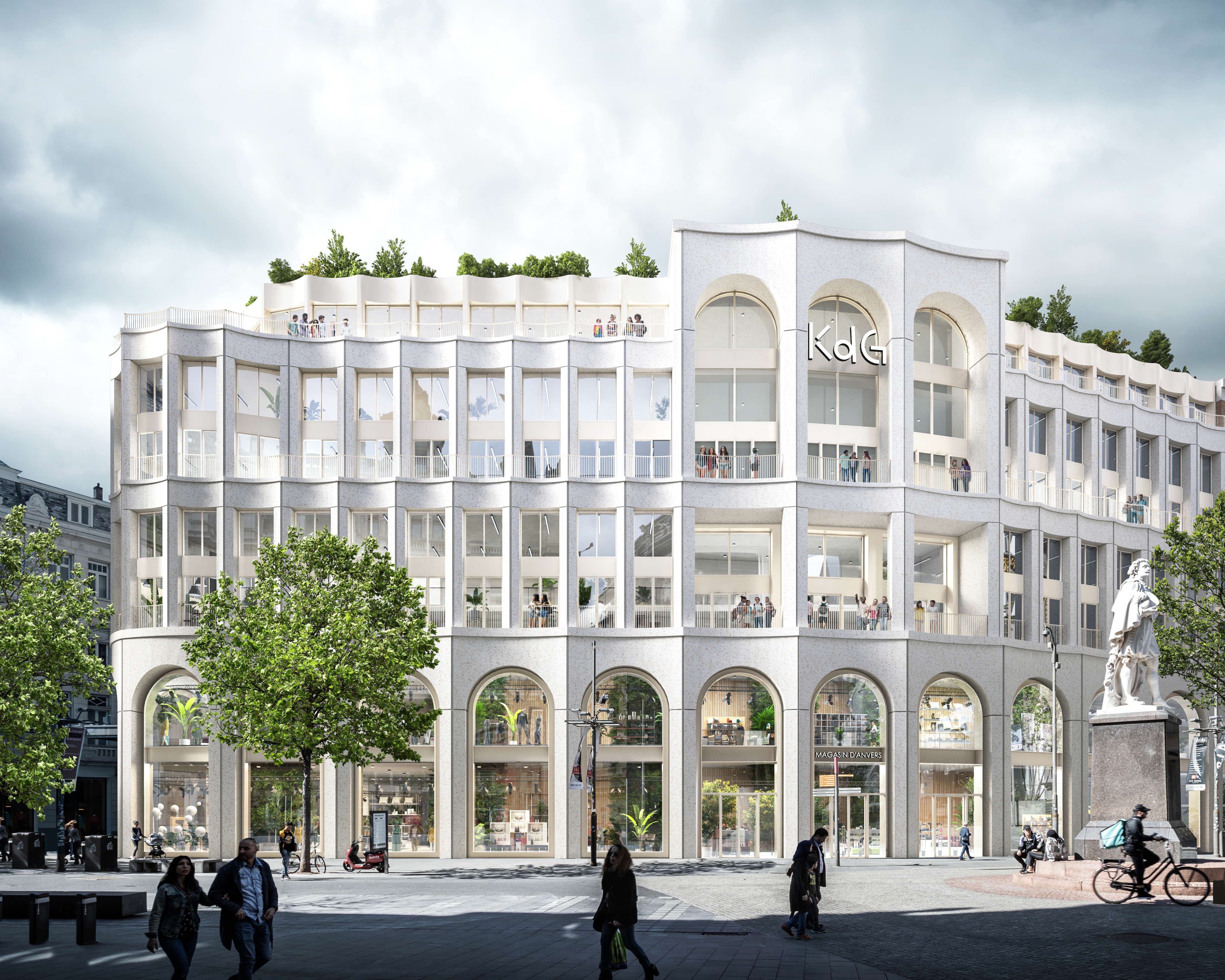 Tans Urban Landmarks en Urbicoon strikken Inditex als huurder voor een van de grootste winkelruimtes van de Meir