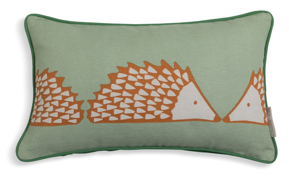 Habitat x Scion Family Cushion Spike Hedgehog Green, £14