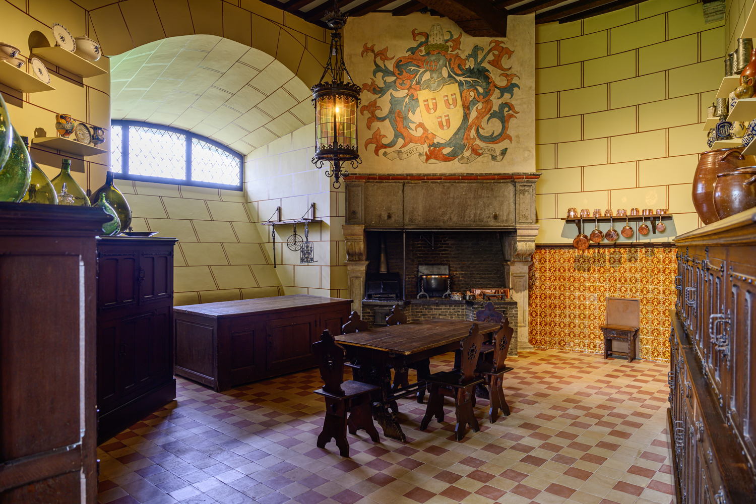 Keuken, Kasteel van Gaasbeek, foto Jo Exelmans