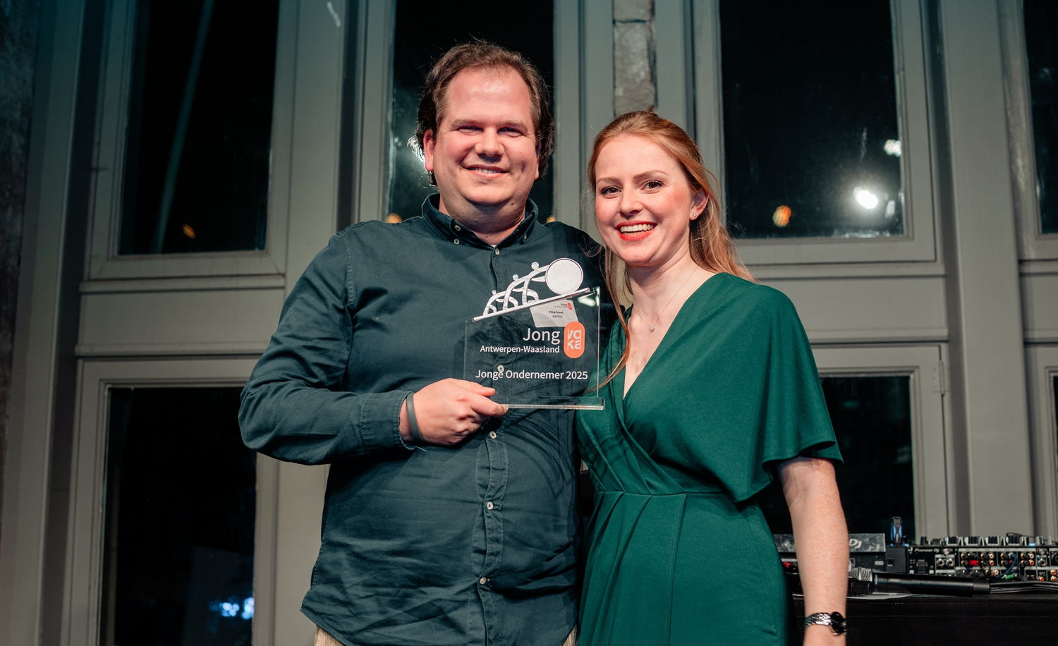 Filip Smet en Caroline Hertsens. Foto Vincent Callot