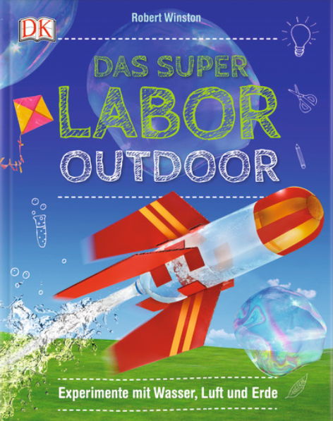 Robert Winston präsentiert in der Buchreihe „Das Super Labor“ Anleitungen für verschiedene naturwissenschaftliche Experimente zum selbst Ausprobieren.