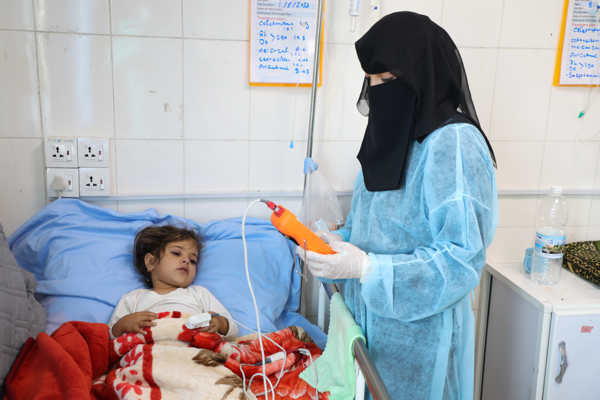 Los equipos de Médicos Sin Fronteras constatan un alarmante aumento del sarampión en Yemen 