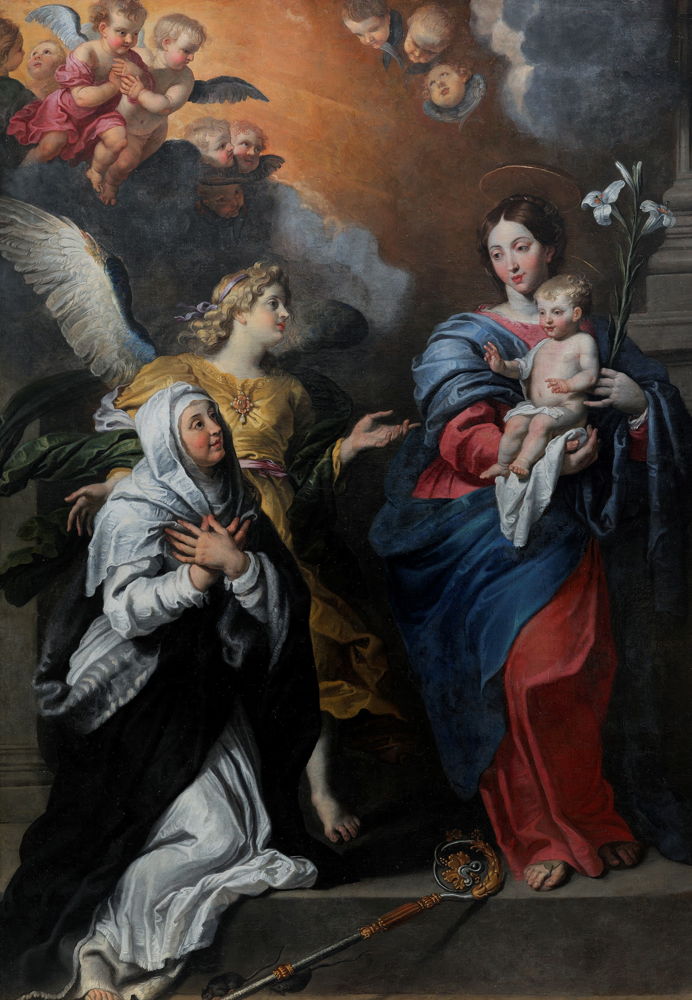 Gerard Seghers, The vision of Saint Gertrude (1625), collection Gaasbeek Castle