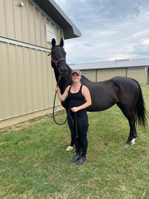 Olivia and Arthur at Ontario Horse Show Classic 2022.