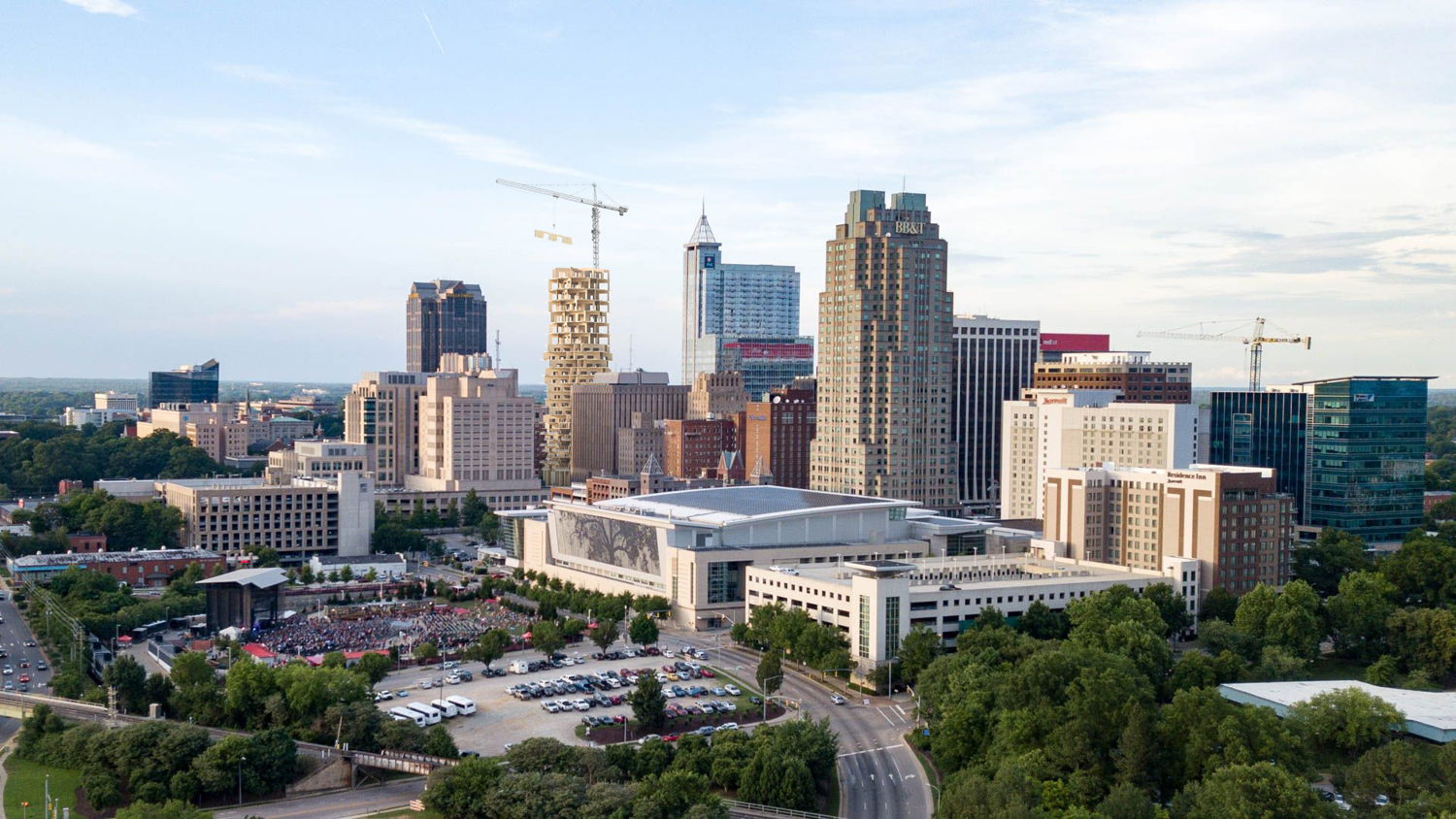"A Pile of CLT", View of Raleigh Skyline by Edgar Rodriguez