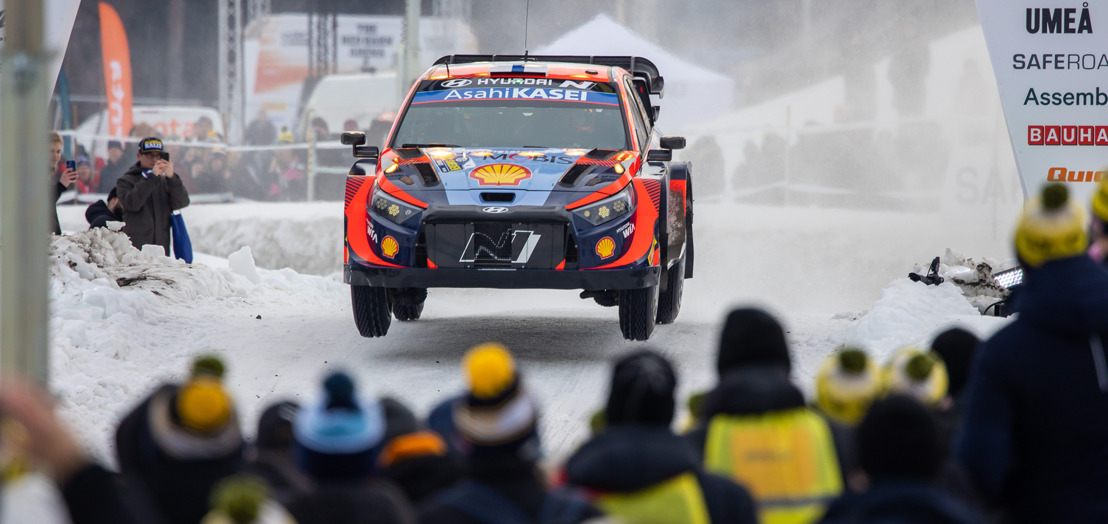 Hyundai Motorsport viert dubbele podiumplaats in Rally Zweden