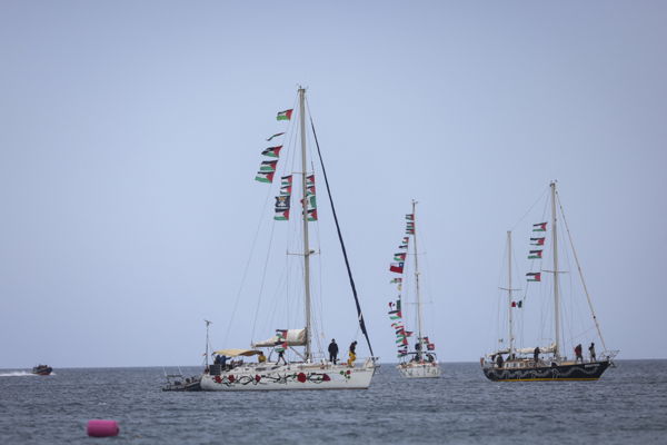 Israeli navy intercepts Gaza aid flotilla carrying activists linked to Belgium