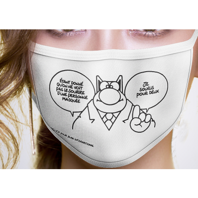 © MIVB Mondmasker van Philippe Geluck
