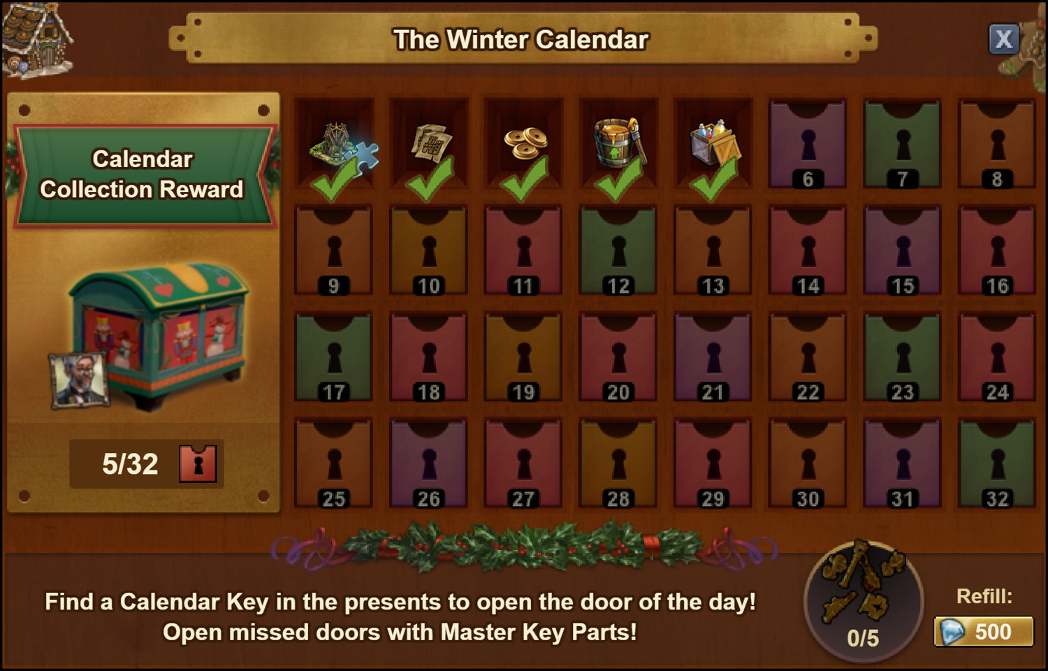 Forge of Empires Winter Event Calendar