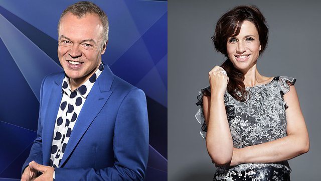  Graham Norton en Petra Mede 