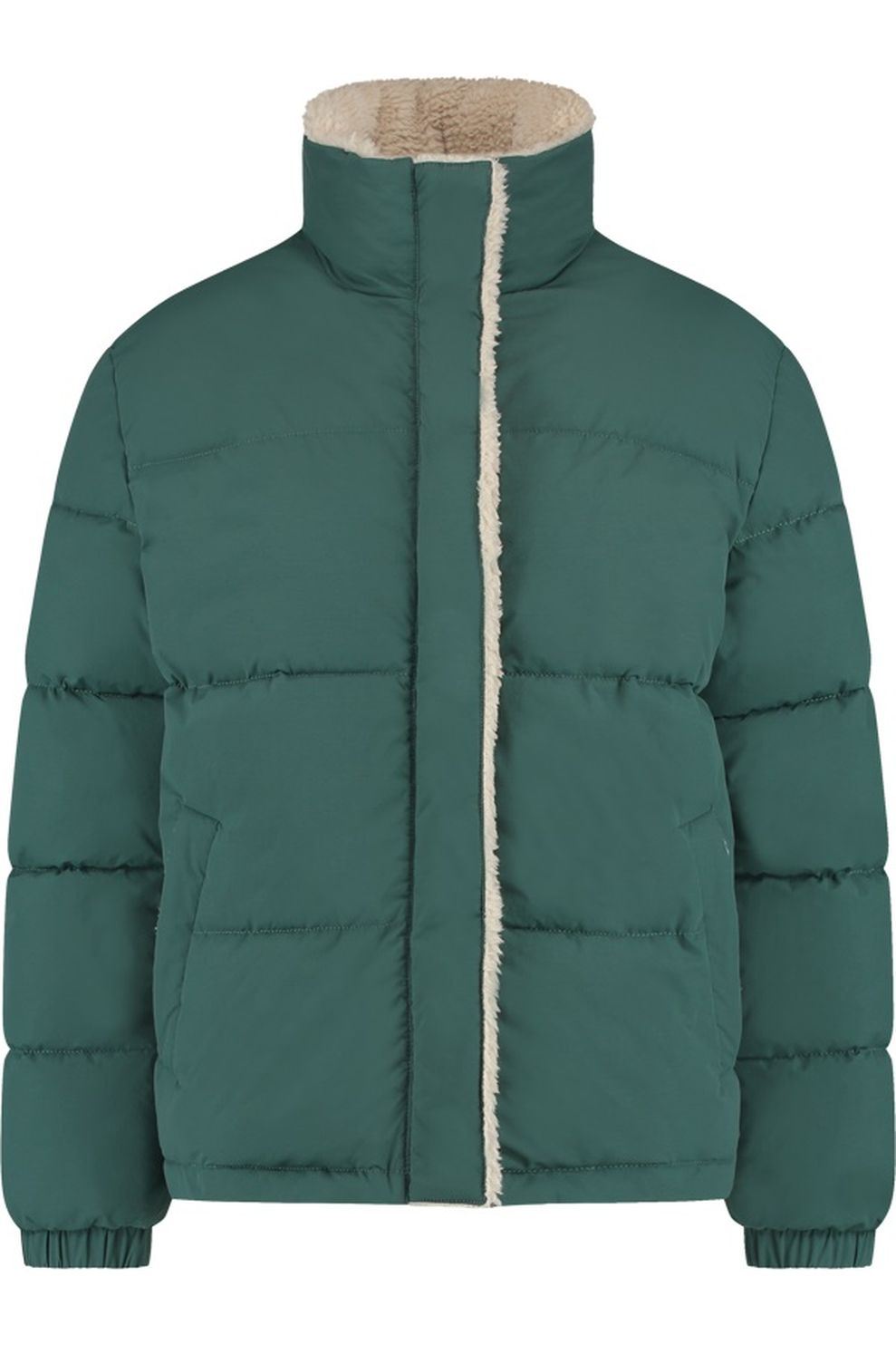 Juttu_FW23_Another-Label_Jkt ANOL Mille Teddy Puffer green_JUTTU_€149,95 Juttu_FW23_Another-Label_Jkt ANOL Mille Teddy Puffer green_JUTTU_€149,95
