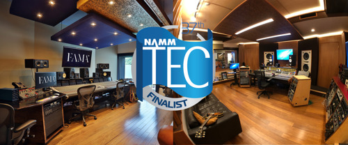 WSDG Posts Two Finalists for 2022 NAMM TEC Studio Design Award