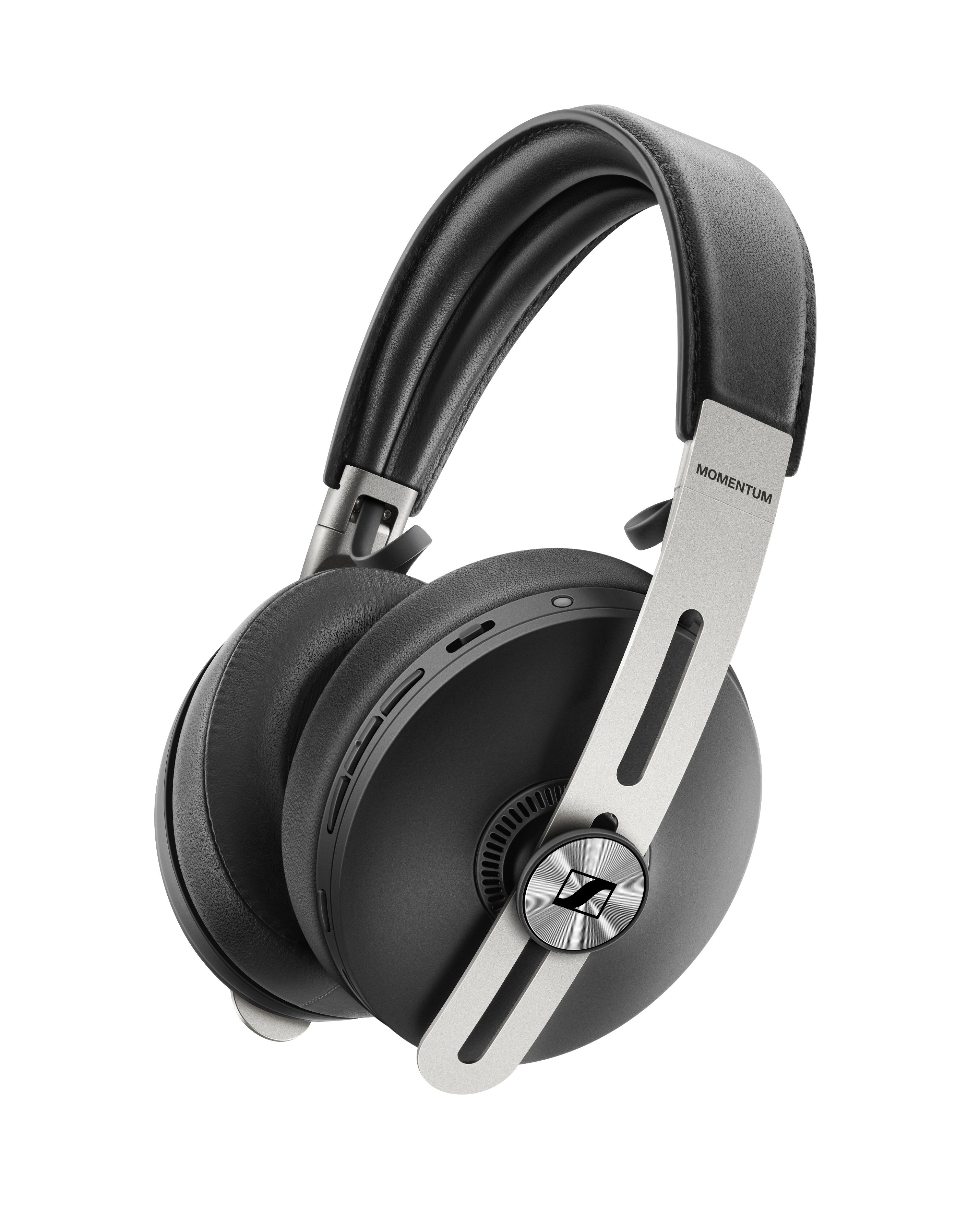 A touch of indulgence
Genuine, soft sheepskin leather on the earpads and pearl-blasted stainless steel sliders express a subtle luxury and offer great wearing comfort, even for longer listening sessions made possible by the 17-hour battery life.
​