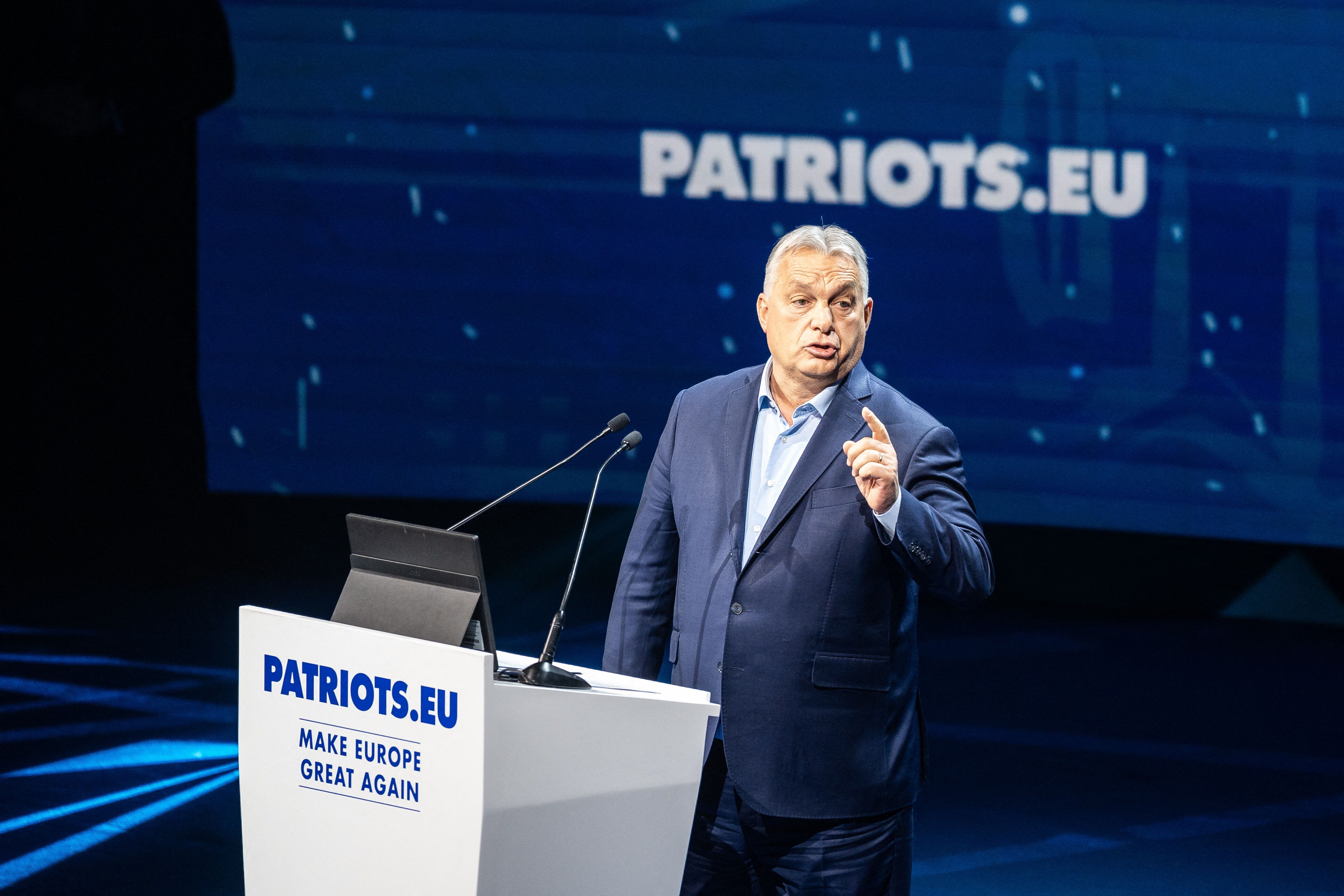 Hungarian prime minister Viktor Orban at the European Patriots Summit in Madrid © PHOTO DAVID CRUZ SANZ/ALTERPHOTOS/ABACAPRESS.COM