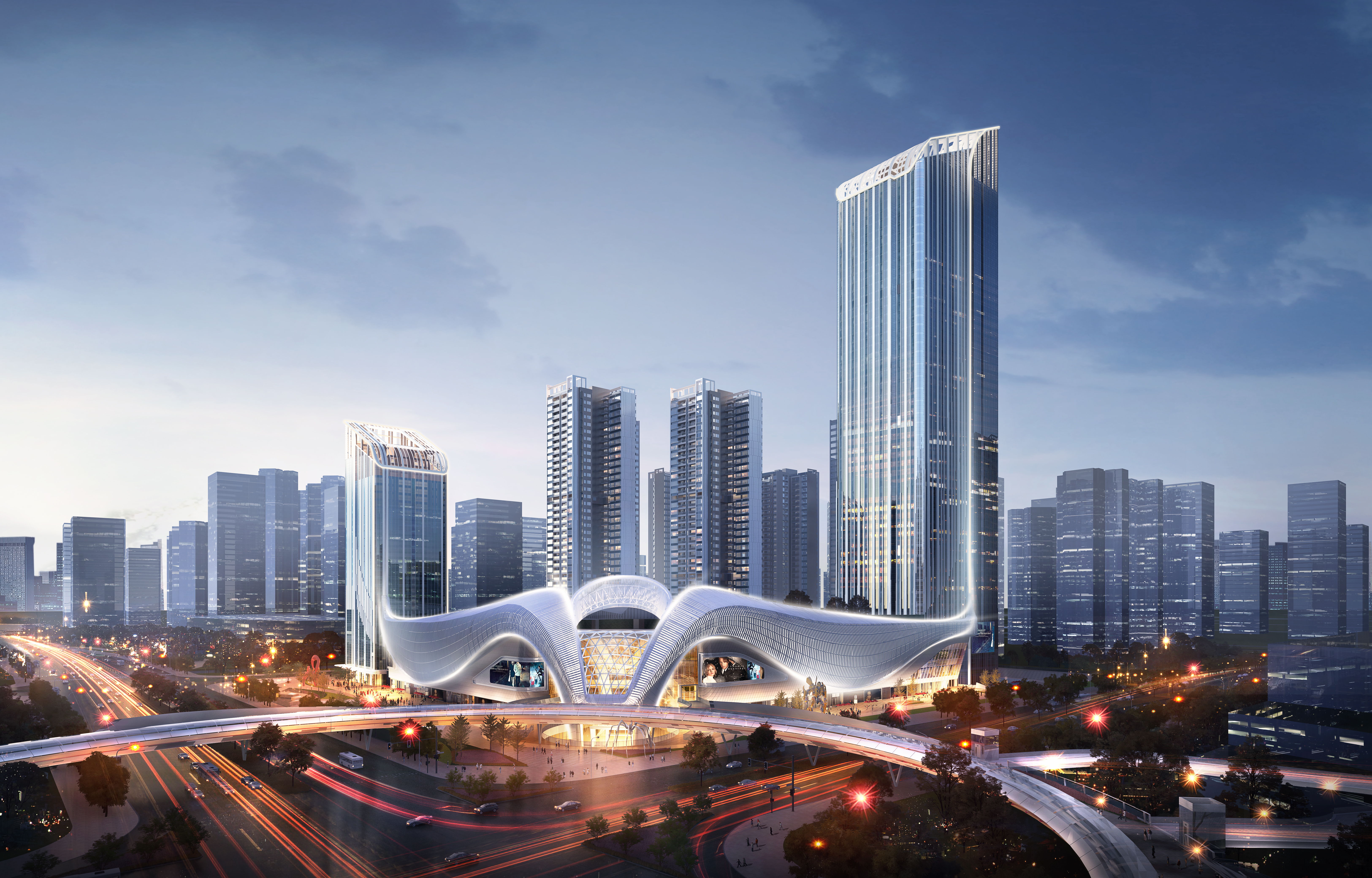 Future City, a transit-oriented development project in Foshan by Ronald Lu & Partners