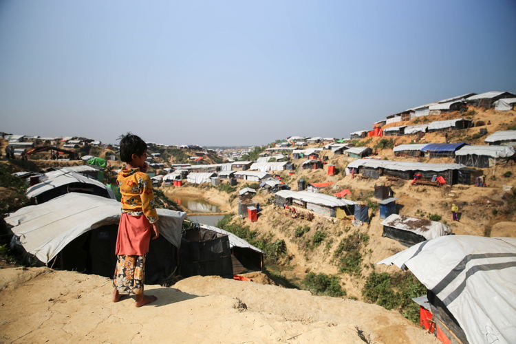 Tasnimarkhola vluchtelingenkamp. © Mohammad Ghannam/AZG