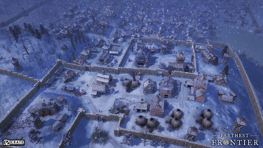 Crate Entertainment, makers of the action RPG Grim Dawn release their city builder, Farthest Frontier into Early Access today 7 PressKit Screenshot 02%20 %20Kamil%20Marczewski