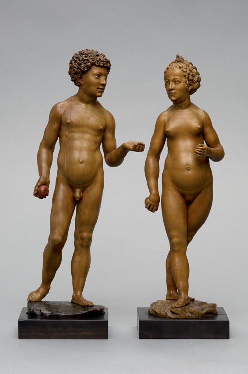 'Op zoek naar Utopia' © Conrat Meit, Adam en Eva, na 1530. Kunsthistorisch Museum, Wenen