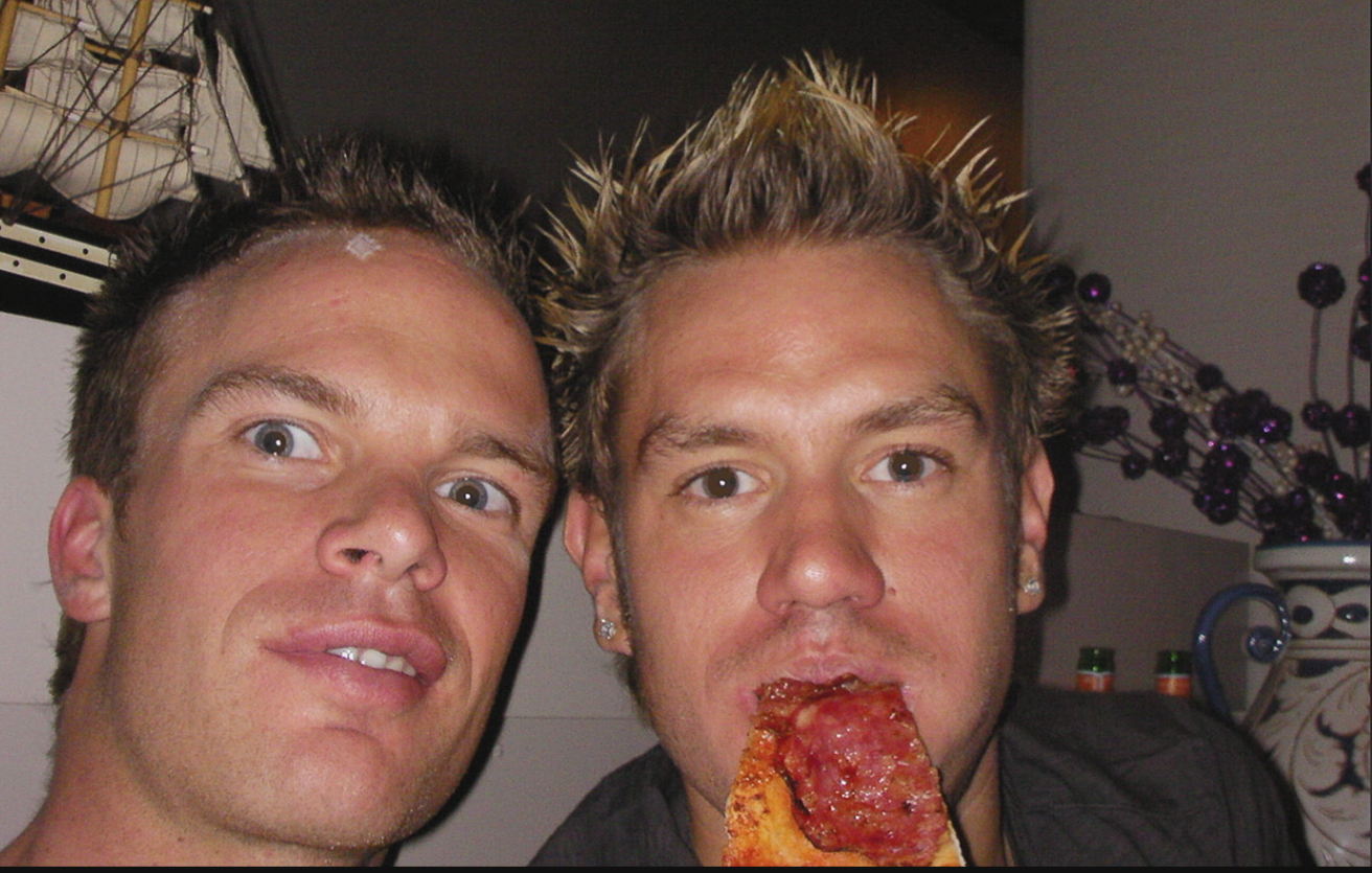 Iljo Keisse en Wouter Weylandt